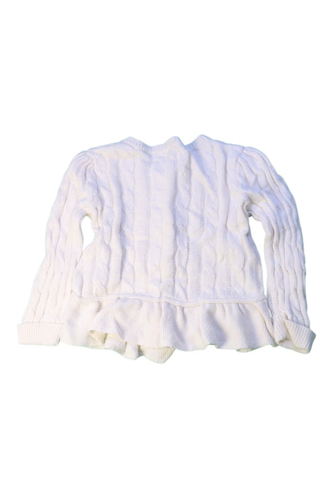 A White Cardigans from Ralph Lauren in size 2T for girl. (Back View)