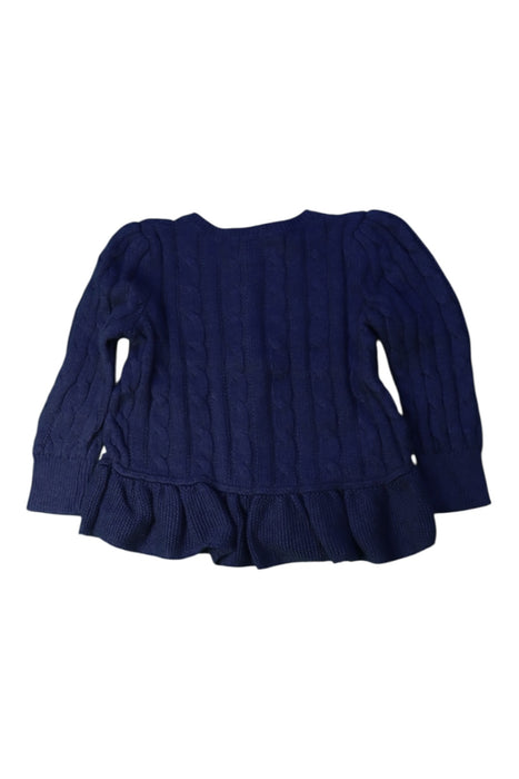 A Navy Cardigans from Polo Ralph Lauren in size 2T for girl. (Back View)