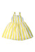 A Yellow Sleeveless Dresses from Tahari in size 3T for girl. (Front View)