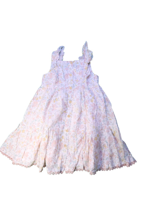 A Pink Sleeveless Dresses from Catherine Malandrino in size 4T for girl. (Front View)