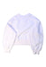 A White Crewneck Sweatshirts from Tommy Hilfiger in size 6T for girl. (Back View)