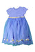 A Blue Short Sleeve Dresses from Jojo Maman Bébé in size 4T for girl. (Back View)
