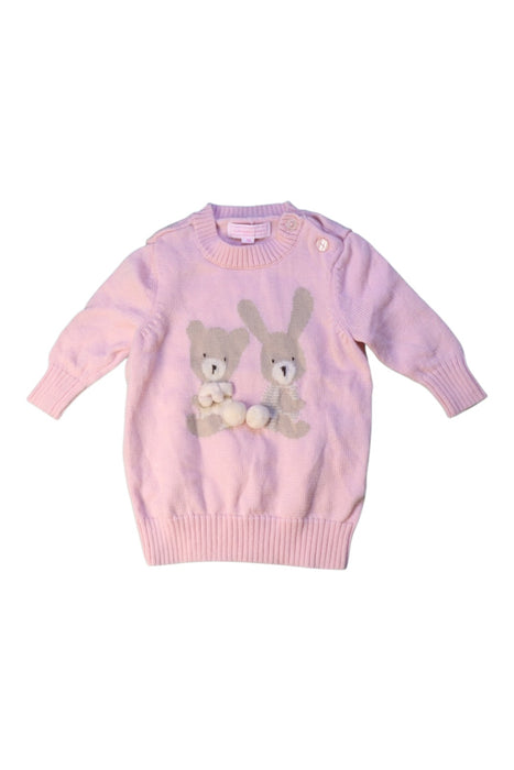 A Pink Knit Sweaters from Nicholas & Bears in size 0-3M for girl. (Front View)
