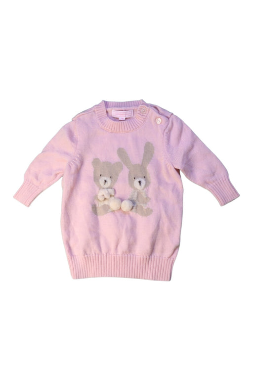 A Pink Knit Sweaters from Nicholas & Bears in size 0-3M for girl. (Front View)