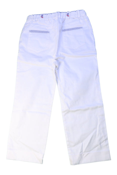 A White Casual Pants from Nicholas & Bears in size 6T for boy. (Back View)