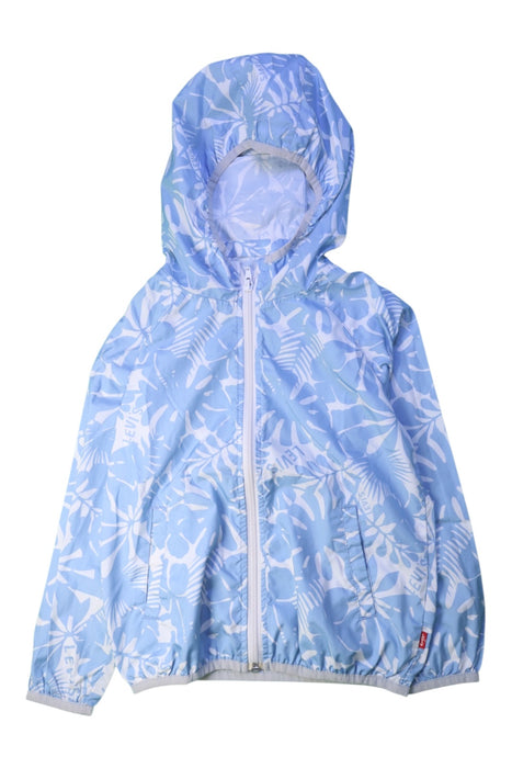 A Blue Rain Jackets from Levi's in size 5T for boy. (Front View)