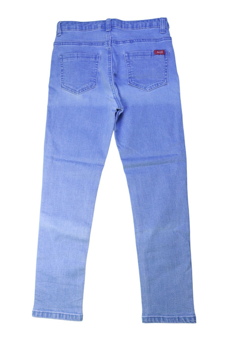 A Blue Jeggings from Seed in size 9Y for boy. (Back View)