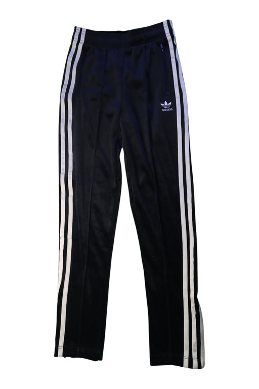 A Black Casual Pants from Adidas in size 9Y for boy. (Front View)