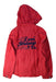 A Red Lightweight Jackets from Levi's in size 6T for boy. (Back View)
