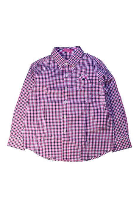 A Pink Long Sleeve Shirts from Nicholas & Bears in size 6T for boy. (Front View)