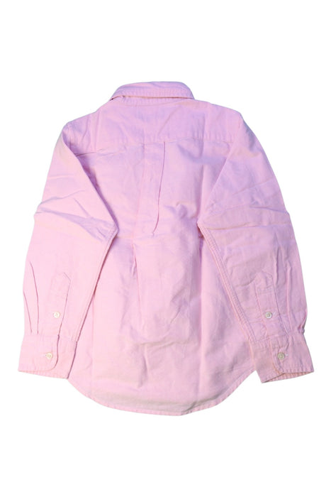 A Pink Long Sleeve Shirts from Ralph Lauren in size 5T for boy. (Back View)