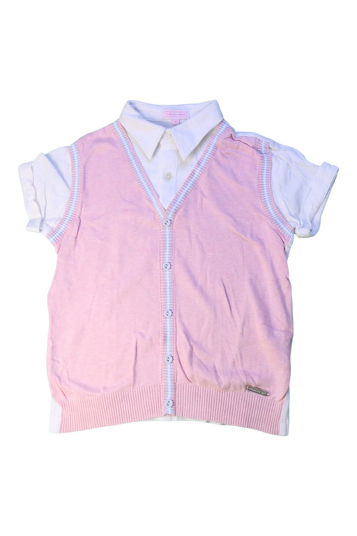 A Pink Cardigans from Nicholas & Bears in size 6T for boy. (Front View)