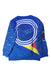 A Blue Crewneck Sweatshirts from Kenzo in size 6T for boy. (Back View)