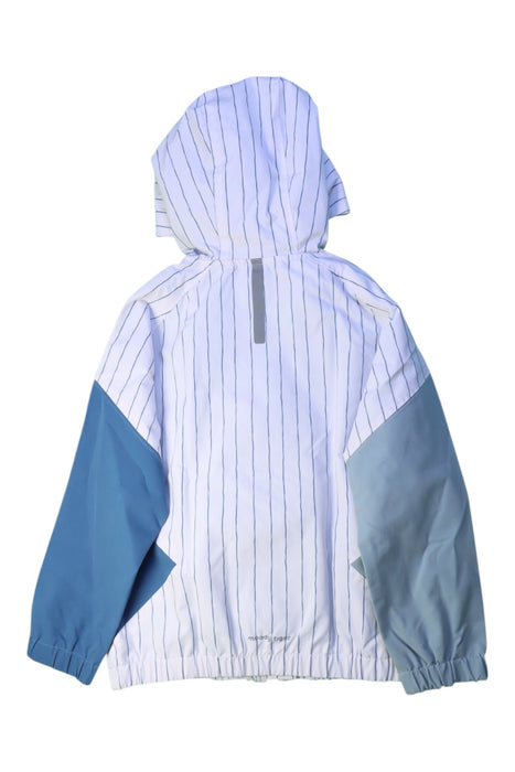 A White Rain Jackets from Moody Tiger in size 5T for boy. (Back View)