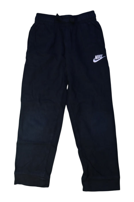 A Black Sweatpants from Nike in size 7Y for boy. (Front View)