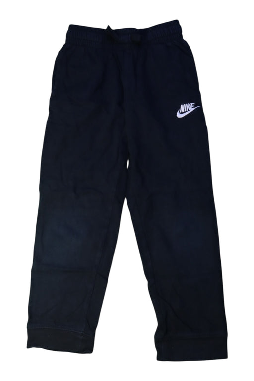 A Black Sweatpants from Nike in size 7Y for boy. (Front View)