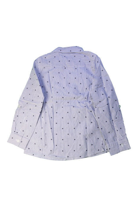 A Blue Long Sleeve Shirts from Seed in size 6T for boy. (Back View)
