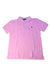 A Pink Short Sleeve Polos from Polo Ralph Lauren in size 6T for boy. (Front View)