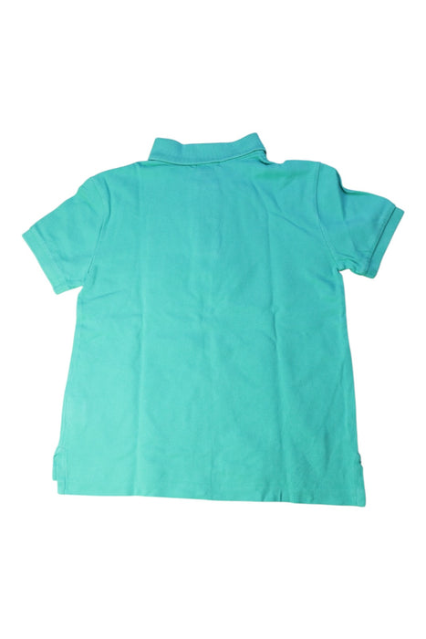 A Green Short Sleeve Polos from Polo Ralph Lauren in size 7Y for boy. (Back View)