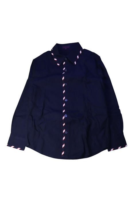 A Navy Long Sleeve Shirts from Nicholas & Bears in size 8Y for boy. (Front View)