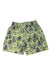 A Green Swim Shorts from Seed in size 8Y for boy. (Back View)