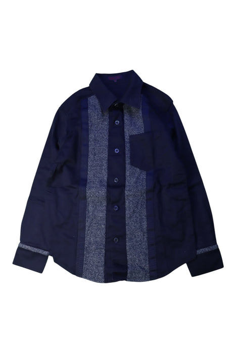 A Navy Long Sleeve Shirts from Nicholas & Bears in size 8Y for boy. (Front View)