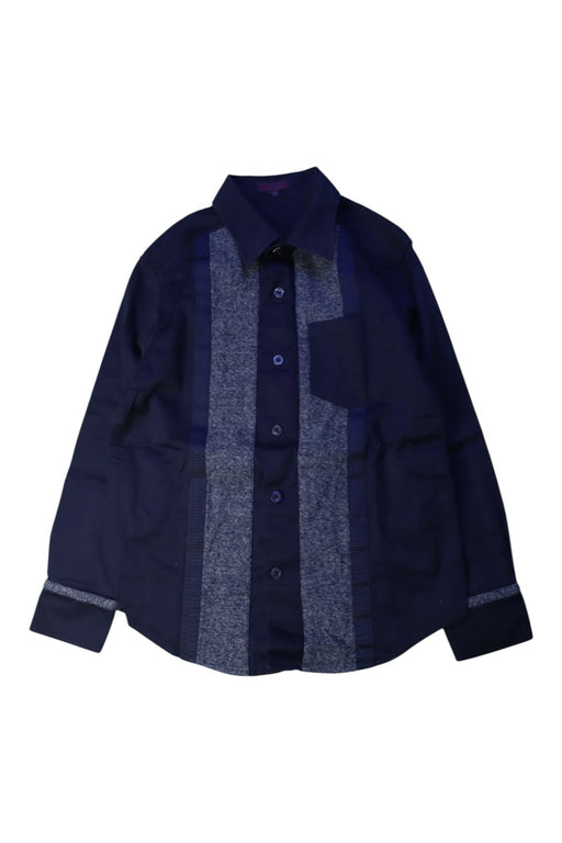A Navy Long Sleeve Shirts from Nicholas & Bears in size 8Y for boy. (Front View)