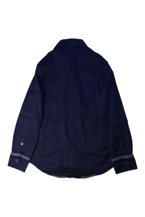 A Navy Long Sleeve Shirts from Nicholas & Bears in size 8Y for boy. (Back View)