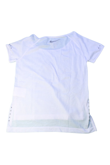 A White Short Sleeve T Shirts from Nike in size 6T for girl. (Back View)