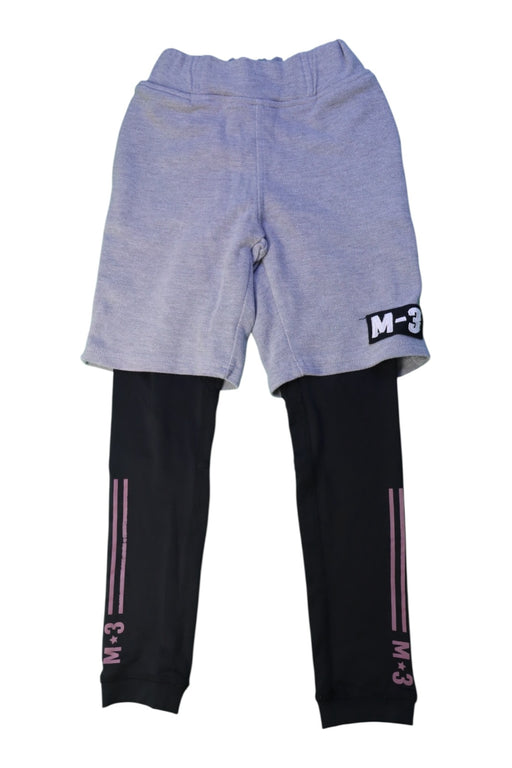 A Grey Leggings from Molo in size 7Y for boy. (Front View)