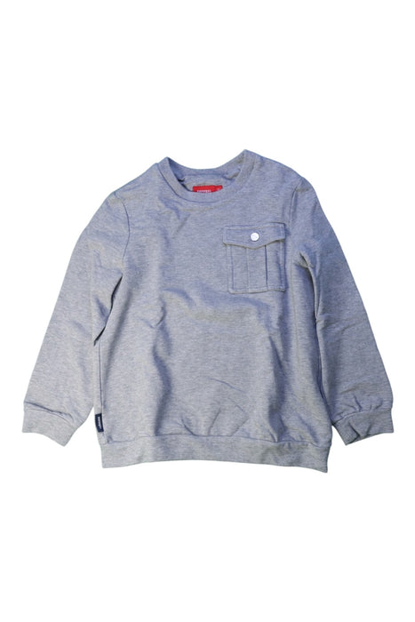 A Grey Crewneck Sweatshirts from Ferrari in size 8Y for boy. (Front View)