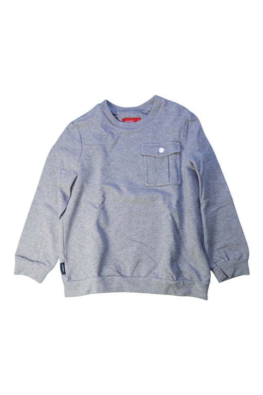 A Grey Crewneck Sweatshirts from Ferrari in size 8Y for boy. (Front View)