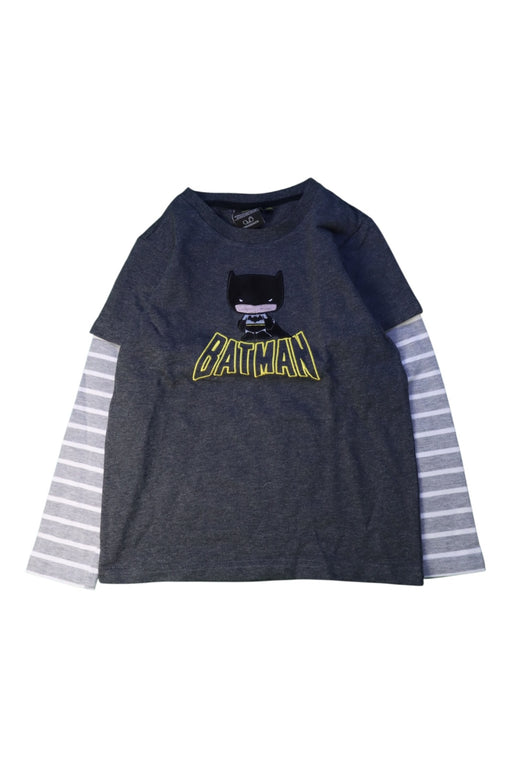 A Grey Long Sleeve T Shirts from Chickeeduck in size 5T for boy. (Front View)