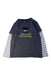 A Grey Long Sleeve T Shirts from Chickeeduck in size 5T for boy. (Front View)