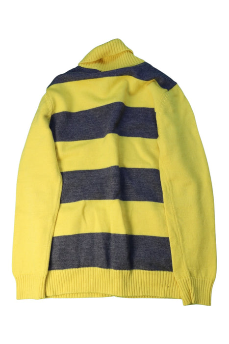 A Yellow Buttoned Sweatshirts from Ferrari in size 8Y for boy. (Back View)