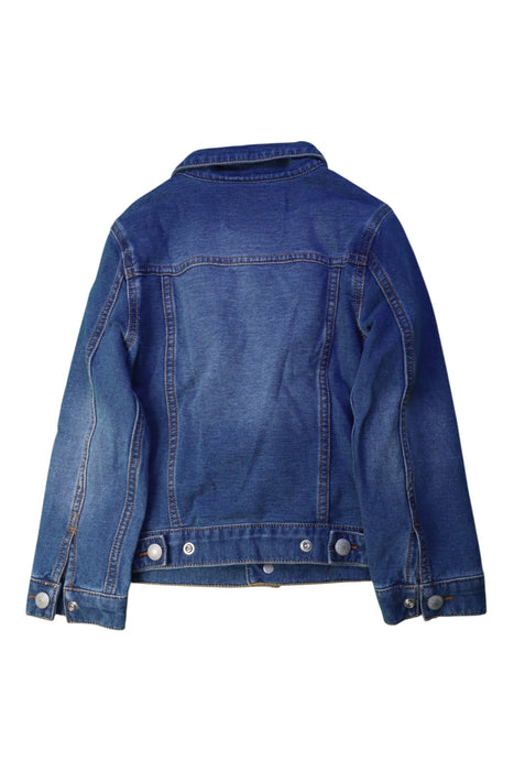 A Blue Lightweight Jackets from Levi's in size 5T for boy. (Back View)