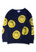 A Navy Crewneck Sweatshirts from Seed in size 6T for boy. (Front View)