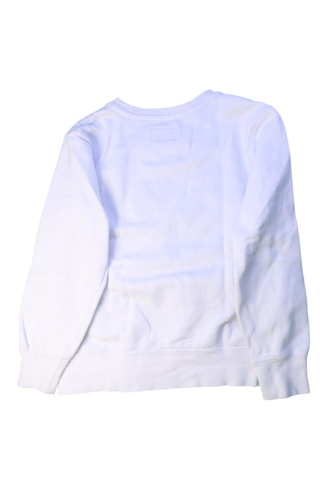 A White Crewneck Sweatshirts from Air Jordan in size 10Y for boy. (Back View)