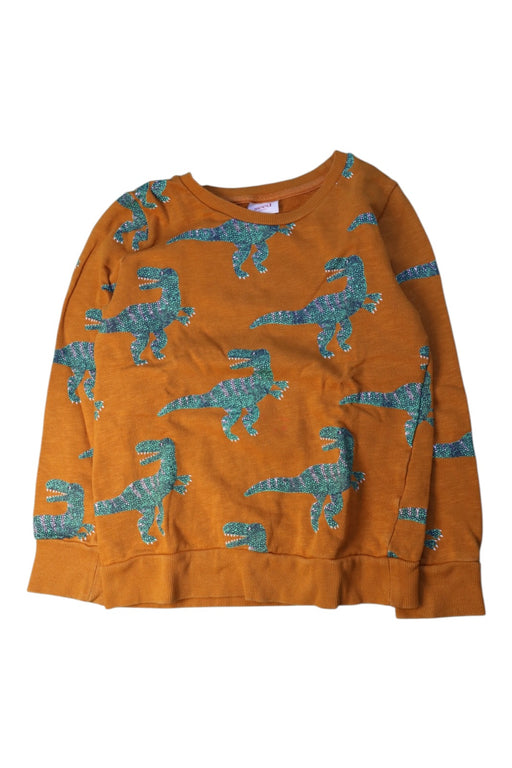A Orange Crewneck Sweatshirts from Seed in size 8Y for boy. (Front View)