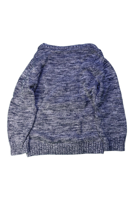 A Blue Knit Sweaters from Seed in size 7Y for boy. (Back View)