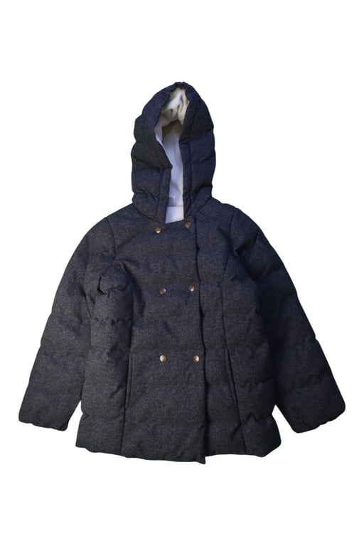 A Grey Puffer/Quilted Coats & Outerwear from Petit Bateau in size 8Y for boy. (Front View)