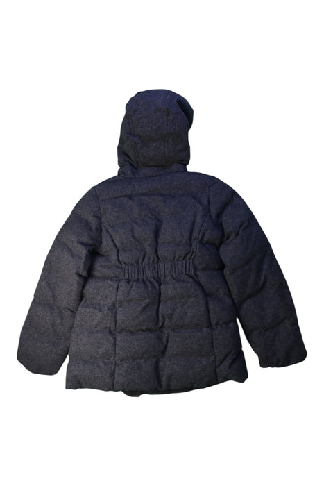A Grey Puffer/Quilted Coats & Outerwear from Petit Bateau in size 8Y for boy. (Back View)