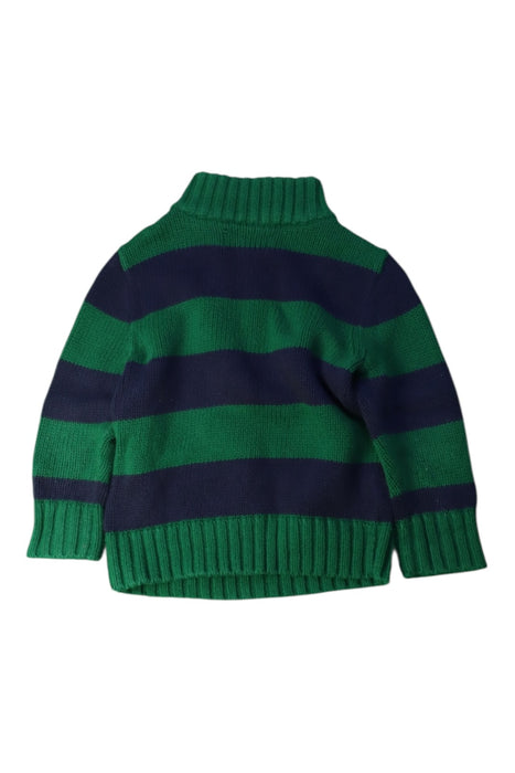 A Green Knit Sweaters from Polo Ralph Lauren in size 12-18M for boy. (Back View)