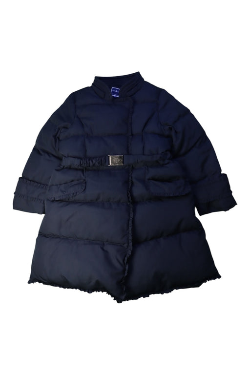 A Navy Puffer/Quilted Coats & Outerwear from Nicholas & Bears in size 6T for girl. (Front View)