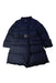 A Navy Puffer/Quilted Coats & Outerwear from Nicholas & Bears in size 6T for girl. (Front View)