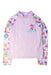 A Pink Rash Guards from Arena in size 4T for girl. (Front View)