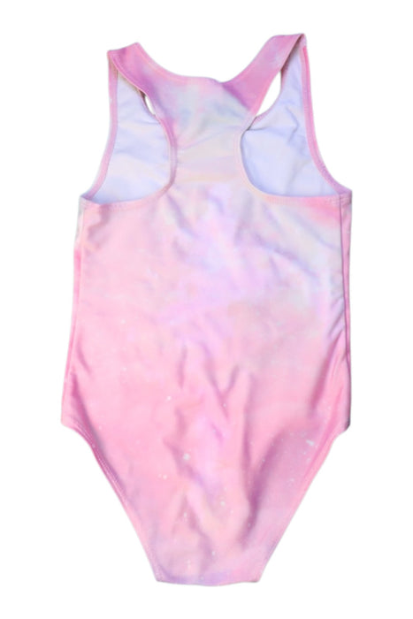 A Pink Swimsuits from Seed in size 5T for girl. (Back View)