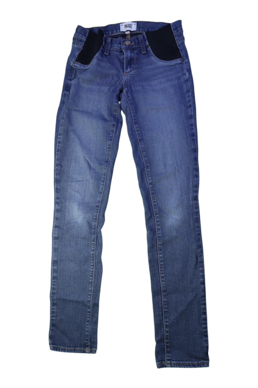 A Blue Jeans from PAIGE in size Maternity-S for maternity. (Front View)