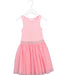 A Pink Sleeveless Dresses from Seed in size 5T for girl. (Front View)