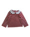 A Red Long Sleeve Tops from Jacadi in size 12-18M for girl. (Front View)